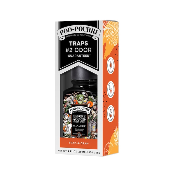 Poo-Pourri Poo-Pourri Trap-A-Crap Cedarwood/Citrus Scent Toilet Spray 2 oz Liquid TRAP-002-CB - main